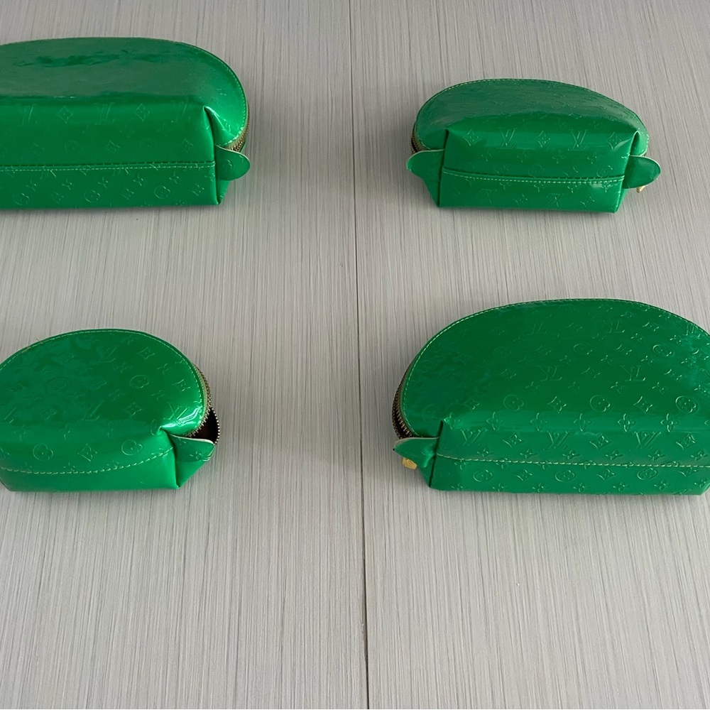 Green Semi-Circle Pouch Set - Picture 11 of 15